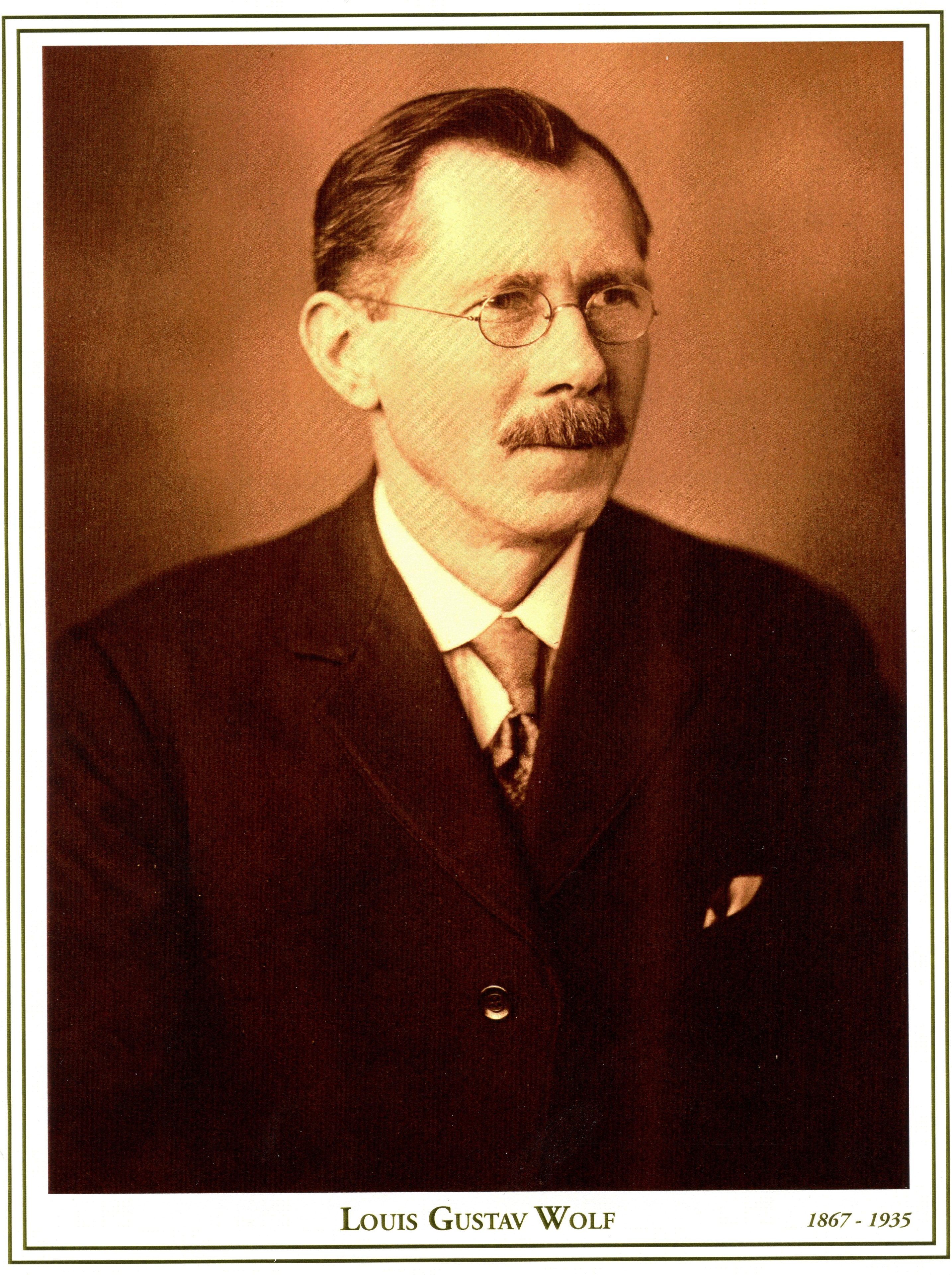 Portrait of Louis Gustav Wolf, 1867–1935
