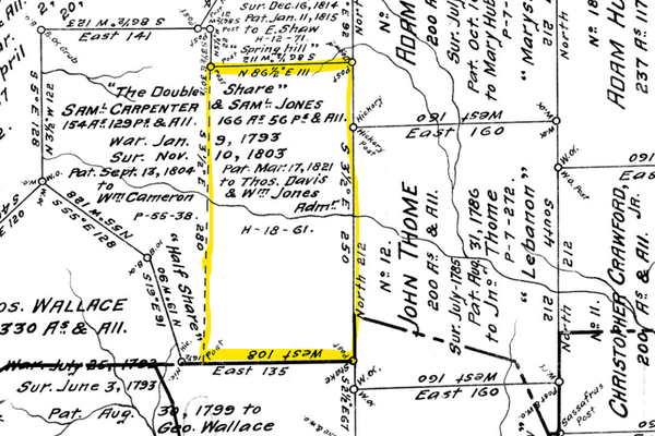 18th century log cabin frontier settlement